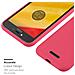 Custodia Compatibile Con Motorola Moto C Plus In Candy Rosso - Coperchio Protettivo In Silicone Tpu Flessibile - Foto miniatura 6