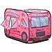 Tenda Da Gioco Per Bambini Rosa Con 250 Palline 70x112x70 Cm - Foto miniatura 6