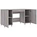 Scrivania Grigio Sonoma 140x50x75 Cm In Legno Multistrato - Foto miniatura 9
