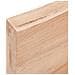 Ripiano Muro Marrone 100x40x (2-6) cm Massello Rovere Trattato - Foto miniatura 3
