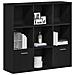 Libreria Rovere Nero 98x29x97,5 cm Legno Multistrato - Foto miniatura 2