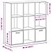 Libreria Rovere Nero 98x29x97,5 cm Legno Multistrato - Foto miniatura 3