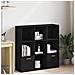 Libreria Rovere Nero 98x29x97,5 cm Legno Multistrato - Foto miniatura 1