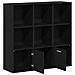 Libreria Rovere Nero 98x29x97,5 cm Legno Multistrato - Foto miniatura 6