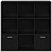Libreria Rovere Nero 98x29x97,5 cm Legno Multistrato - Foto miniatura 7