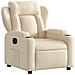 Poltrona Elettrica Reclinabile Crema In Tessuto - Foto miniatura 3