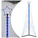Albero di Natale a LED 525 LED Blu 302 cm - Foto miniatura 1