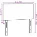 Testiera  Design Semplice Grigio Chiaro 80 cm in Tessuto Corduroy - Foto miniatura 9