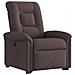Poltrona Alzapersona Reclinabile Marrone Scuro in Tessuto - Foto miniatura 3