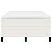 Letto Box Spring con Materasso Crema 120x200 cm Tessuto di Velluto a Coste - Foto miniatura 7