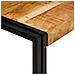 Tavoli da Annidamento 3 pz Legno Massello Grezzo di Mango - Foto miniatura 7