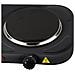 Piano Cottura COOK 2 a Piastre Elettriche 2 Zone Cottura Colore Nero Inox - Foto miniatura 3