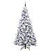 Albero di Natale Artificiale con Rami Pieghevoli Bianco 210 cm - Foto miniatura 4