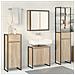 Set di mobili per il bagno Rovere Sonoma Legno multistrato - Foto miniatura 4