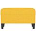 Panca Giallo Chiaro 70x35x41 cm in Tessuto - Foto miniatura 3