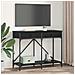 Tavolo consolle con cassetto Rovere Nero 100 x 39 x 78,5 cm - Foto miniatura 4