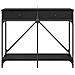 Tavolo consolle con cassetto Rovere Nero 100 x 39 x 78,5 cm - Foto miniatura 6