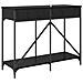 Tavolo consolle con cassetto Rovere Nero 100 x 39 x 78,5 cm - Foto miniatura 8