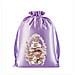 Set Di 10 Sacchetti Di Caramelle Pasquali - Sacchetti Regalo In Seta Con Coulisse Per Bomboniere E Dolcetti Pasquali Purple - Foto miniatura 3