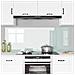 Rivestimento da Cucina 2 pcs Bianco 80 x 60 cm vetro temperato - Foto miniatura 3