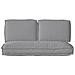Set di Cuscini 3 pcs Grigio Tessuto Oxford - Foto miniatura 8