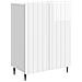Credenza Bianco Lucido 66 x 34,5 x 92 cm Legno ingegnerizzato - Foto miniatura 1