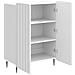 Credenza Bianco Lucido 66 x 34,5 x 92 cm Legno ingegnerizzato - Foto miniatura 3