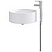 Lavabo da bagno Cromato 40,5 x 40,5 x 15,5 cm Metallo - Foto miniatura 2