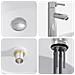 Lavabo da bagno Cromato 40,5 x 40,5 x 15,5 cm Metallo - Foto miniatura 8