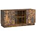 Mobile TV Rovere Fumo 102 x 34,5 x 47 cm Legno ingegnerizzato - Foto miniatura 1