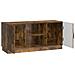 Mobile TV Rovere Fumo 102 x 34,5 x 47 cm Legno ingegnerizzato - Foto miniatura 3