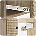 Mobiletto da notte a muro 2 pcs Rovere Sonoma 34,5 x 33 x 20 cm - Foto miniatura 8