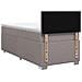 Letto box spring con materasso Tortora 80 x 200 cm Tessuto - Foto miniatura 10