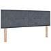 Letto con contenitore LED e materasso Grigio Scuro 140 x 200 cm - Foto miniatura 5