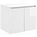 Set di mobili per il bagno Bianco Lucido Legno ingegnerizzato - Foto miniatura 10