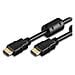 ICOC HDMI-FR-020 - Cavo HDMI High Speed con Ethernet A / A M / M con Ferrite 2m - Foto miniatura 1