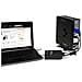 Adattatore Crash Cart portatile console KVM a USB 2.0 del laptop con trasferimento di file e Acquisizione Video - Foto miniatura 2