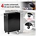 Carrello porta utensili attrezzi attrezzatura con cassettiera nero 61.5 x 33 x 85cm - Foto miniatura 7