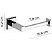 Portarotolo Da Muro In Acciaio Inox Aisi 304 E Cromall 6924 Serie Colorado Cromato - Foto miniatura 5