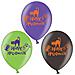 6 Palloncini Happy Halloween Taglia Unica - Foto miniatura 1