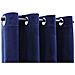 Tende Oscuranti Con Anelli 2 Pz Blu Scuro In Velluto 140x245 Cm - Foto miniatura 4