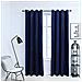Tende Oscuranti Con Anelli 2 Pz Blu Scuro In Velluto 140x245 Cm - Foto miniatura 1