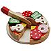0927.9 Pizza In Legno Da Tagliare Multicolore - Foto miniatura 1