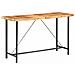 Tavolo da Bar 180x70x107 cm in Legno Massello di Acacia - Foto miniatura 1