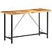 Tavolo da Bar 180x70x107 cm in Legno Massello di Acacia - Foto miniatura 9