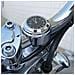 2pcs 78 Di Pollice Manubrio Del Motociclo Orologio E Termometro Impermeabile Universale Manubrio Del Motociclo Orologio (nero)  - Foto miniatura 4
