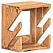 Supporto Skateboard Da Parete 25x20x30 Cm In Legno Di Acacia - Foto miniatura 1