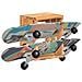 Supporto Skateboard Da Parete 25x20x30 Cm In Legno Di Acacia - Foto miniatura 2