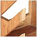 Supporto Skateboard Da Parete 25x20x30 Cm In Legno Di Acacia - Foto miniatura 7