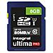 8GB SDHC UltimaPro, SDHC, 0 - 70 °C, Blu, UHS-I, Class 10, FAT32 - Foto miniatura 1